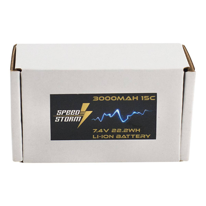 Аккумулятор Speed Storm Li-ion 18650 7.4V 3000 mAh разъем Tamiya - SS-2S3000-TAMIYA