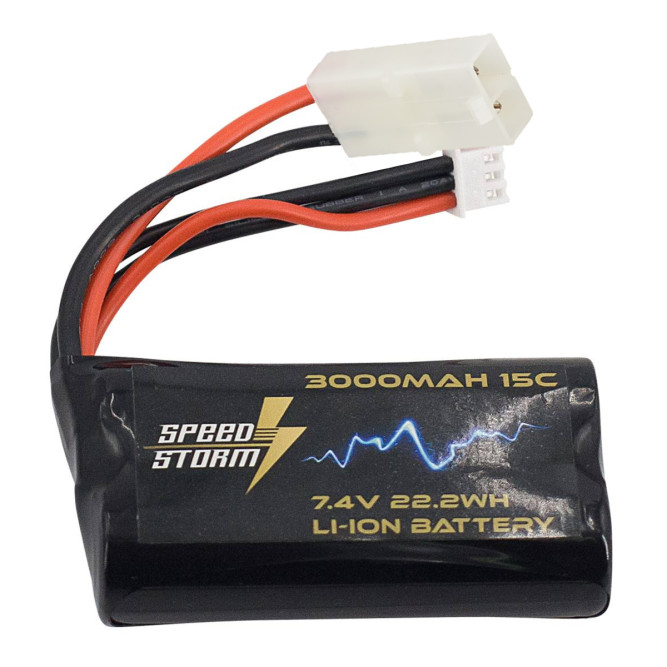 Аккумулятор Speed Storm Li-ion 18650 7.4V 3000 mAh разъем Tamiya - SS-2S3000-TAMIYA