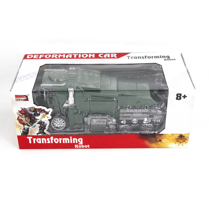 Радиоуправляемый робот трансформер MZ Военный грузовик 1:14 - 2809P