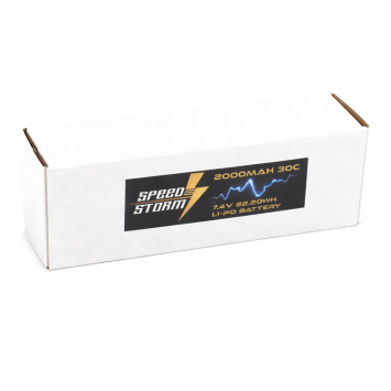 Аккумулятор Speed Storm Li-Po 7.4V 30C 2000 mAh разъем T-plug (Deans) - SS-2S2000-30-D