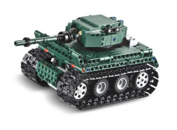 Конструктор Double E Cada Technics, Танк Tiger 1, 313 деталей, пульт управления - C51018W