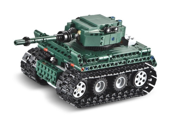 Конструктор Double E Cada Technics, Танк Tiger 1, 313 деталей, пульт управления - C51018W