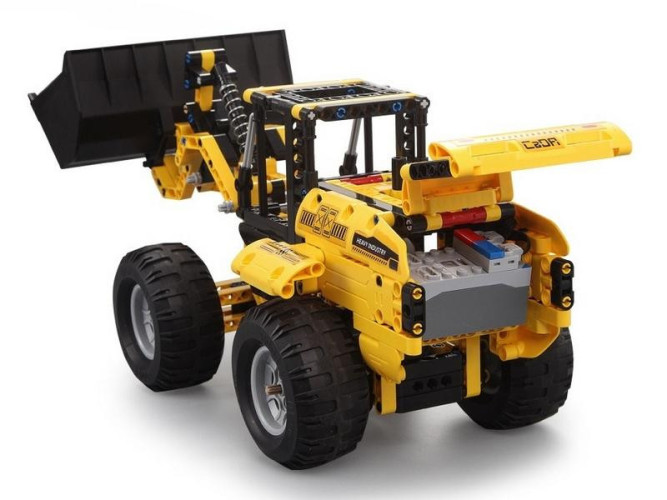Конструктор CADA deTech радиоуправляемый колесный погрузчик (491 деталь) - C51058W