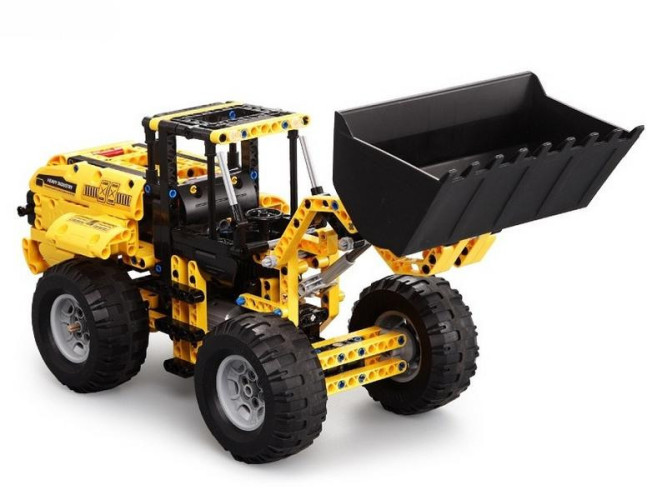Конструктор CADA deTech радиоуправляемый колесный погрузчик (491 деталь) - C51058W