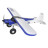 Радиоуправляемый самолет S Cub 1500mm Blue RTF + Flight Controller - TOP127E