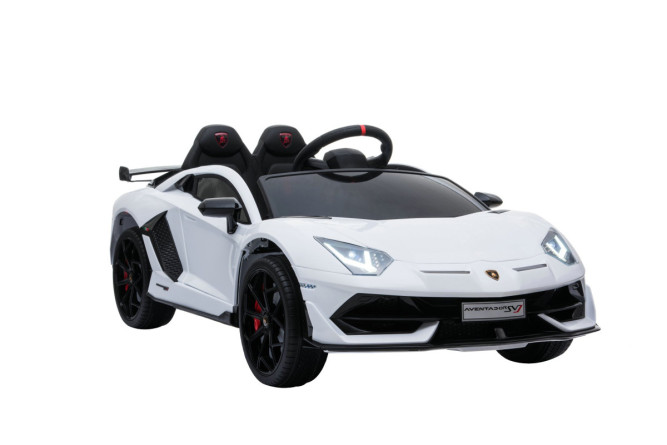 Детский электромобиль Lamborghini SVJ 12V - WHITE - HL328