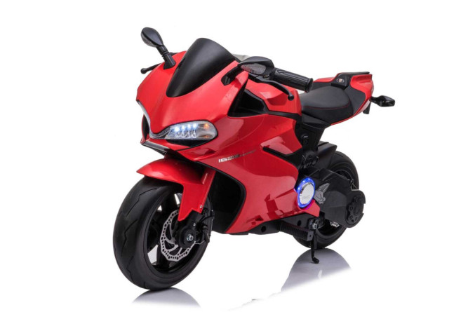 Детский электромобиль мотоцикл Ducati Red (дисковый тормоз, 16 км/ч, 24V) - SX1629