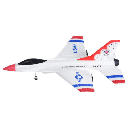 Радиоуправляемый самолет для начинающих F16 FIGHTER 2.4G - FX823