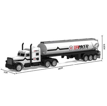 Радиоуправляемый грузовик цистерна и набор дорожных знаков (2WD, акб, 1:16) - GM1936