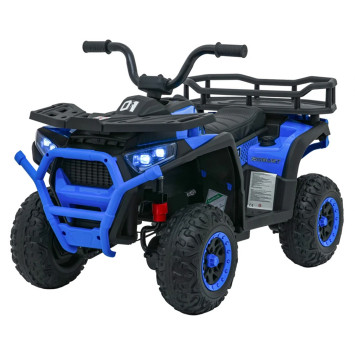Детский электромобиль квадроцикл X-Robust (синий, 24V, 4WD, пульт, EVA) - XMX651-24V-4WD-BLUE