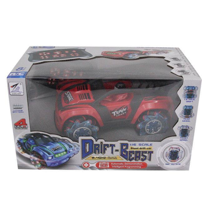 Радиоуправляемая машина ZeGan &amp;quot;Сrazy Drift&amp;quot; 1:16, красный - ZG-C1432-RED