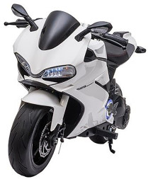 Детский электромобиль мотоцикл Ducati White (дисковый тормоз, 16 км/ч, 24V) - SX1629