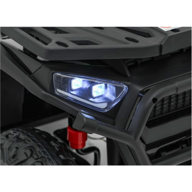 Детский электромобиль квадроцикл X-Robust (черный, 24V, 4WD, пульт, EVA) - XMX651-24V-4WD-BLACK