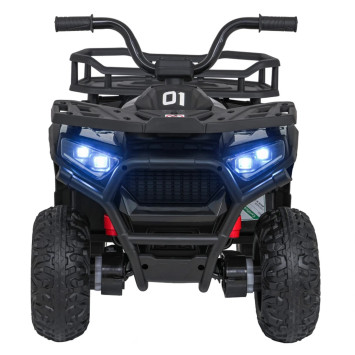 Детский электромобиль квадроцикл X-Robust (черный, 24V, 4WD, пульт, EVA) - XMX651-24V-4WD-BLACK