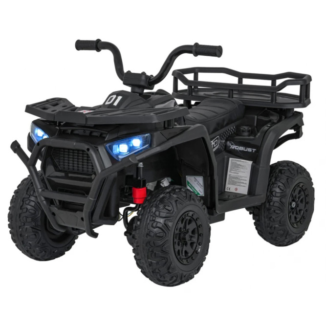 Детский электромобиль квадроцикл X-Robust (черный, 24V, 4WD, пульт, EVA) - XMX651-24V-4WD-BLACK