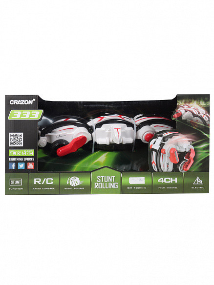 Радиоуправляемая машина-перевертыш CraZon Гусеница - 333-TJ1901B-Green