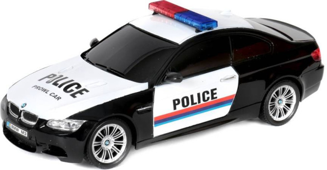 Радиоуправляемая машина GK Racer BMW M3 Coupe POLICE масштаб 1:18 - 866-1803PB-BLACK