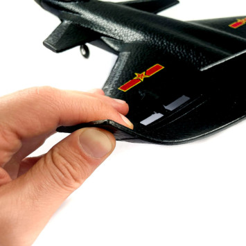 Радиоуправляемый самолет Fei Xiong J-20 RTF 2.4G - FX830-BLACK