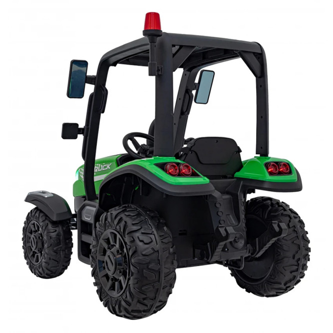 Детский электромобиль трактор с прицепом (зеленый, EVA, пульт, 24V) - BLT-206C-24V-GREEN