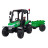 Детский электромобиль трактор с прицепом (зеленый, EVA, пульт, 24V) - BLT-206C-24V-GREEN
