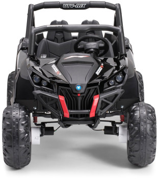 Двухместный полноприводный электромобиль Black Carbon UTV-MX Buggy 12V - XMX603-BLACK-PAINT