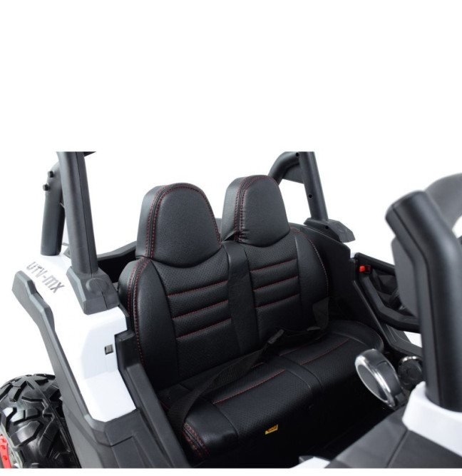 Двухместный полноприводный электромобиль Black Carbon UTV-MX Buggy 12V MP4 - XMX603-BLACK-PAINT-MP4