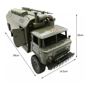 Радиоуправляемая грузовая машина WPL Зеленый 1:16 - WPLB-24-6
