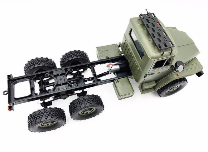 Радиоуправляемый внедорожник WPL Советский военный грузовик Урал 6WD 1:16 - WPLB-36-7