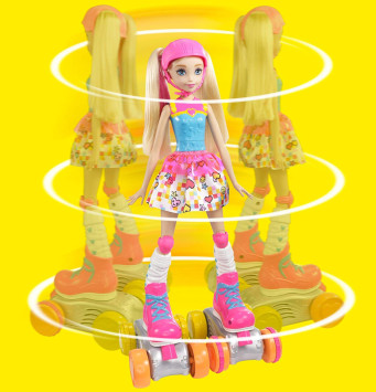 Кукла на роликах с пультом управления - JJ8855