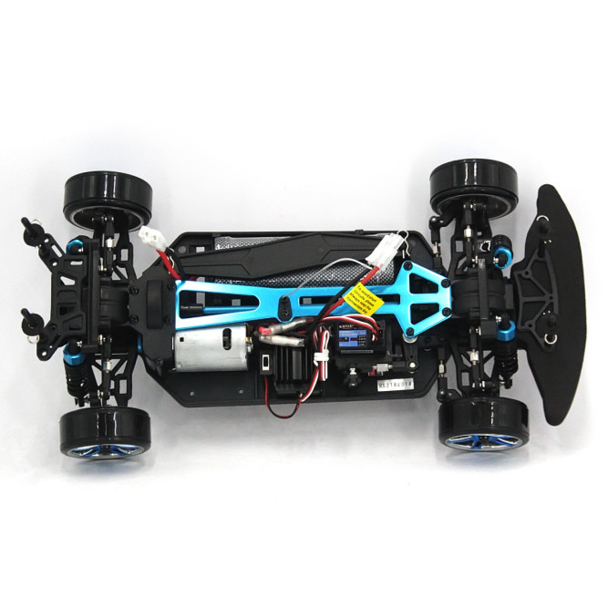 Радиоуправляемый автомобиль для дрифта HSP Flying Fish 1 LED фары 4WD 1:10 2.4G - 94123T-12340-O