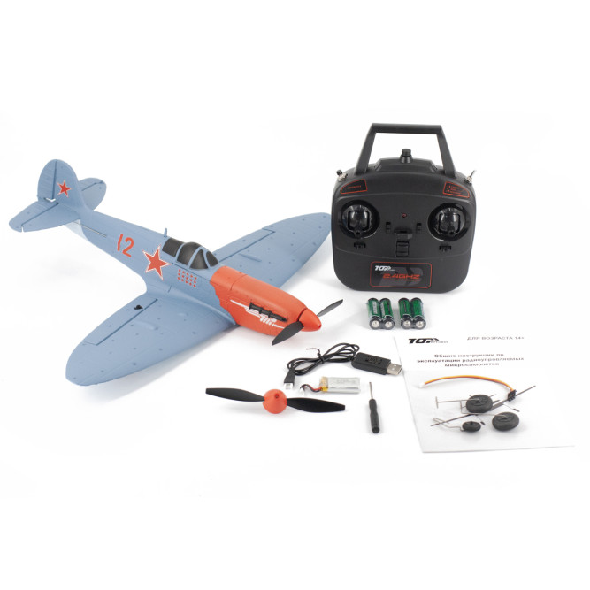Радиоуправляемый самолет истребитель (6-axis, EPP, 450 мм, RTF) - TOP003B02