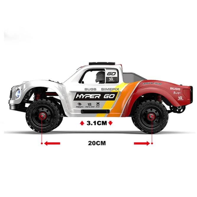 Радиоуправляемый шорт-корс MJX Hyper Go Brushless 4WD 1:14 - MJX-14211