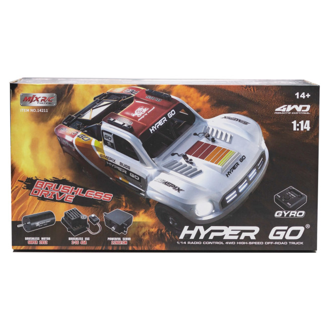 Радиоуправляемый шорт-корс MJX Hyper Go Brushless 4WD 1:14 - MJX-14211
