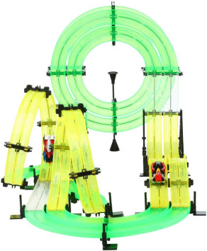 Гоночный трек AutoFlier (48 деталей, 8.6 м, 2 машинки, 2 пульта) - AF665