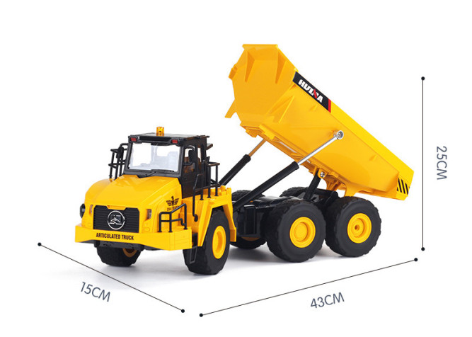 Радиоуправляемый карьерный самосвал HUI NA TOYS масштаб 1:16 2.4G - HN1553