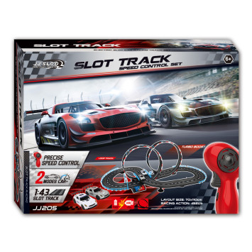 Гоночный автотрек JJ slot (2 машинки, 452 см, от сети, 1:43) - JJ205-1