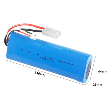 Аккумулятор Li-Ion 7.4V 5600 mAh, разъем Tamiya - HJ-210718