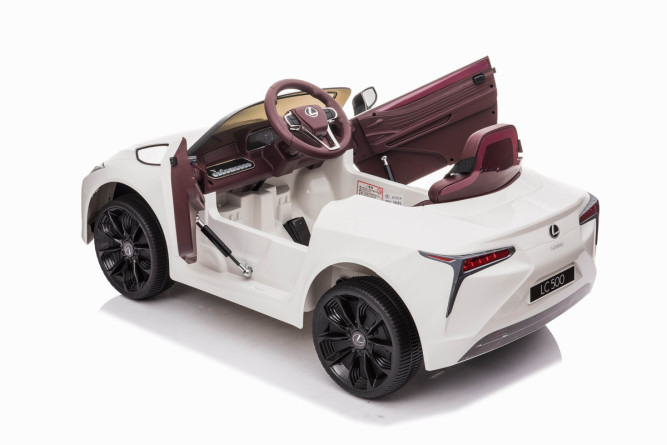 Детский электромобиль Lexus LC500 12V - JE1618-WHITE