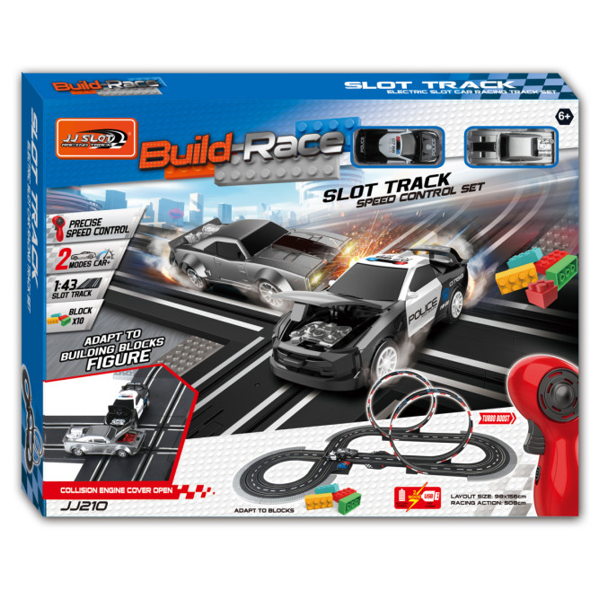 Гоночный автотрек JJ Slot (2 машинки, 508 см, от сети, 1:43) - JJ210-1