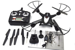 Радиоуправляемый квадрокоптер с барометром MJX X401H-B (черный) FPV 2.4G - X401H-B