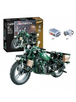 Конструктор Double E Cada Technics мотоцикл (550 деталей, электропривод) - C51022W