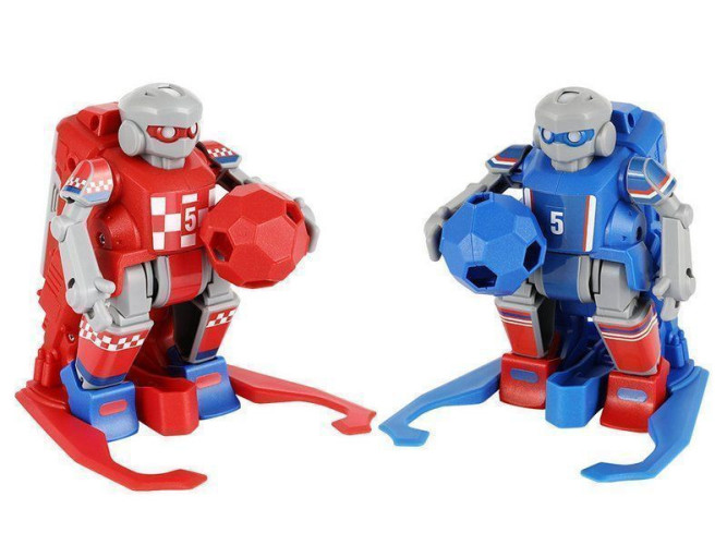 Радиоуправляемые роботы-футболисты Junteng (2 робота + футбольное поле) 2.4G - JT9911