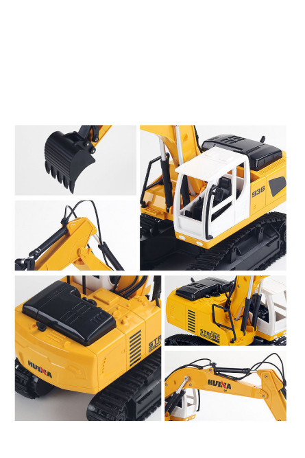 Радиоуправляемый экскаватор HUI NA TOYS масштаб 1:24 2.4G - HN1516