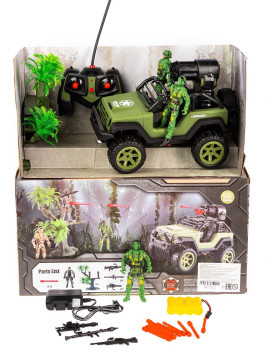 Радиоуправляемый джип Zhorya (стреляет ракетами, солдаты) - ZYB-B3022