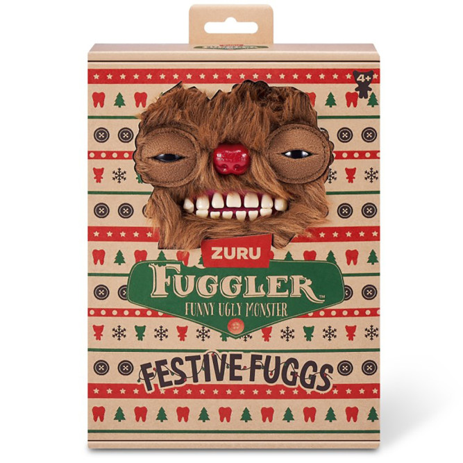 Мягкая игрушка FUGGLER Праздничный Олень - 15729G