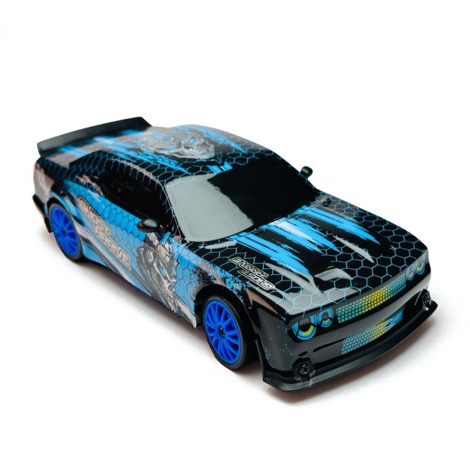 Радиоуправляемая машина для дрифта Dodge (19 см, 15 км/ч, сменные колеса, фишки) - SC24A26