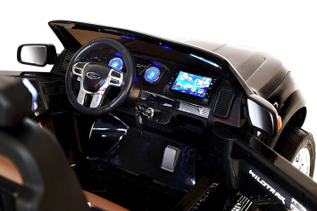 Детский электромобиль Dake Ford Ranger Black 4WD MP4 - DK-F650