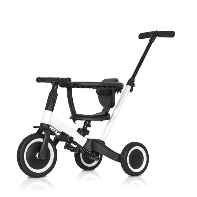 Детский беговел-велосипед 6в1 с родительской ручкой, белый - TR008-WHITE