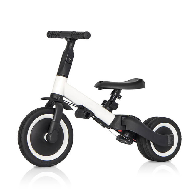 Детский беговел-велосипед 6в1 с родительской ручкой, белый - TR008-WHITE
