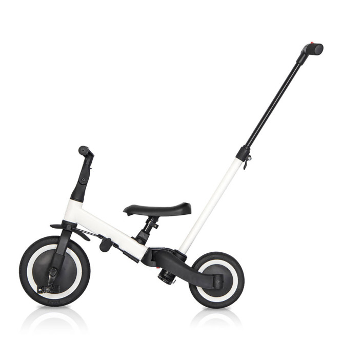 Детский беговел-велосипед 6в1 с родительской ручкой, белый - TR008-WHITE